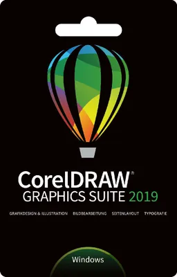 Produktbild von CorelDRAW Graphics Suite 2019 - (Win 11, 10, 8.1) - VOLLVERSION - PKC