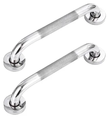 Produktbild von Badezimmergriff Wandgriff Anti-Rutsch-Haltegriff - Edelstahl 304 - 30 cm - Poliert - Für Badewanne und WC