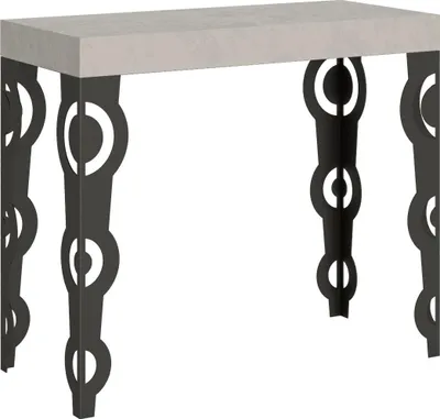 Produktbild von Karamay Kleiner Premium Kaschmir Ausziehbarer Konsolentisch 90x40/196 cm