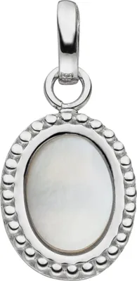 Produktbild von Anhänger 925 Sterling Silber 1 Perlmutt-Einlage oval