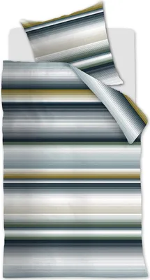 Produktbild von At Home Renforcé Bettwäsche 2 teilig Bettbezug 155 x 220 cm Kopfkissenbezug 80 x 80 cm More 197948 Blau