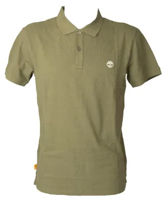 Immagine prodotto di Polo uomo TIMBERLAND manica corta con colletto e bottoni maglietta articolo TB0A2BS1, M, Cotone 100%