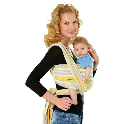 Produktbild von Amazonas Babytragetuch Carry Sling saffron 510 cm; bunt, AZ-5060461