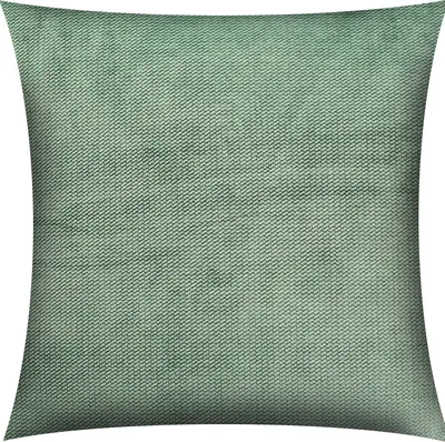 Produktbild von 2-Set SAMT KISSENBEZUG 40x40cm LORBEERBLATT Velours Kissenhülle Dekokissenbezug Sofakissen Zierkissen