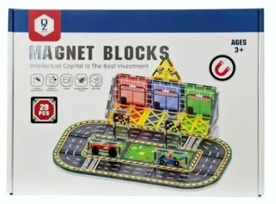 Obrázek produktu pro Magnetické kostky – závodní dráha – SWEDE