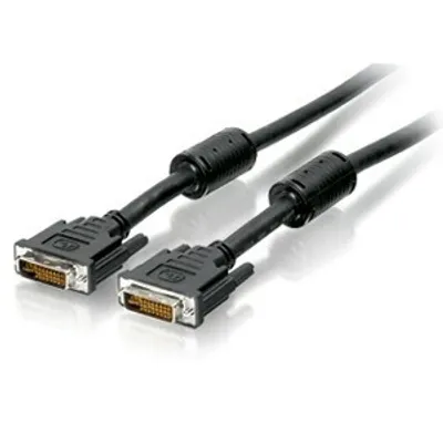 Produktbild von DDC 118935 DVI Videokabel - 5 m - ja - 1 x DVI-D (Dual-Link) Stecker Digital Video - 1 x DVI-D (Dual-Link) Stecker Digital Audio - Schwarz