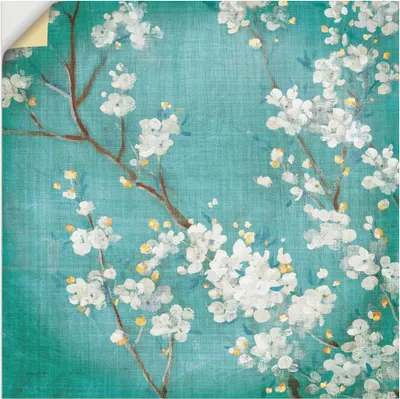 Produktbild von ARTland Wandbild, selbstklebend Weiße Kirschblüten II Größe: 40x40 cm