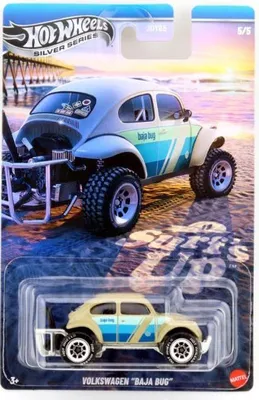 Produktbild von Hot Wheels Baja Bug, Auto, 3 Jahr(e), Metall, Blau, Olive