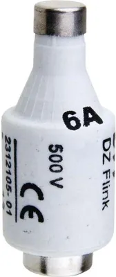 Produktbild von Sicherungseinsatz DII gG 6A 500V ETI 002312103