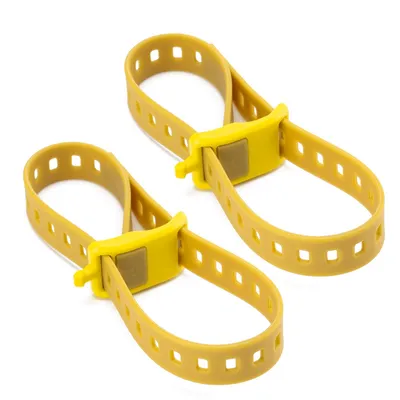 Immagine prodotto di Qunature - Set di 2 cinghie di fissaggio a sgancio rapido in TPU, cinghie regolabili, elastiche e antiscivolo, 46 cm, per bici e moto, verde oliva