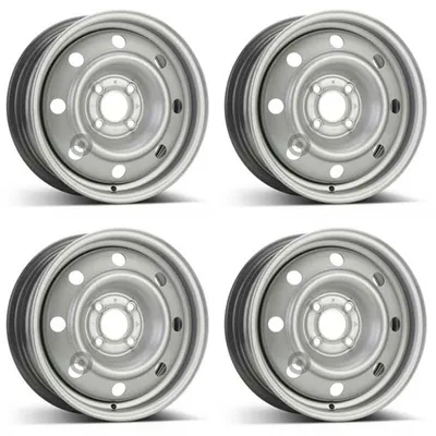 Image de 4 jantes en acier Alcar, 5,5Jx14 pouces, déport 36, 4x100, pour Nissan Kubistar, lot de 4