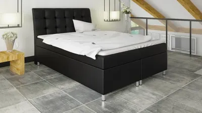 Produktbild von Boxspringbett Schlafzimmerbett DOAN 180x200cm inkl.Bettkasten