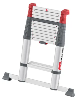 Image de Escalier télescopique en aluminium Hailo Master T100 FlexLine, 13 marches