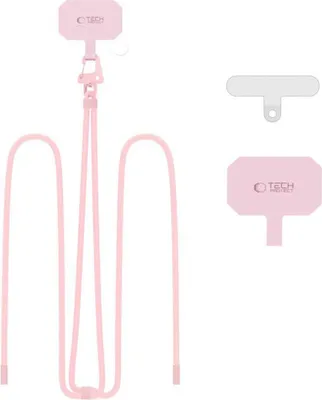 Zdjęcie produktu dla Pasek Tech-Protect C5S Crossbody Smycz DO Telefonu Różowy