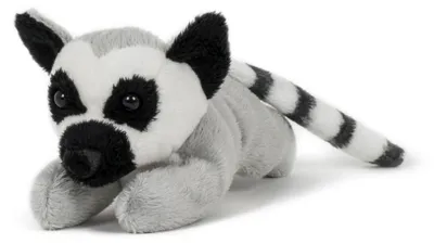 Produktbild von Plüschtier Katta, 13 cm, Pettie, Stofftier Kuscheltier Kattas Lemuren Wildtier