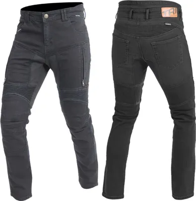 Produktbild von Trilobite Parado Black Skinny Motorrad Jeans, schwarz, 46/32