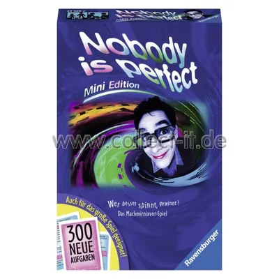 Produktbild von Ravensburger 27109 - Nobody is Perfect - Mini Edition, Kartenspiel