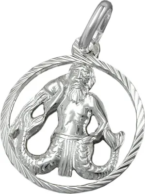 Produktbild von Anhänger Silberanhänger Sternzeichen Wassermann 925 Silber Damen