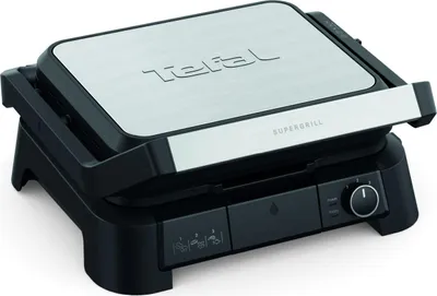 Produktbild von Tefal SuperGrill 3in1 Kontaktgrill, Tischgrill & BBQ, Ofenposition mit 3 Höhen, 2000 W, Thermostat, große Antihaftfläche, für Fleisch, Gemüse &