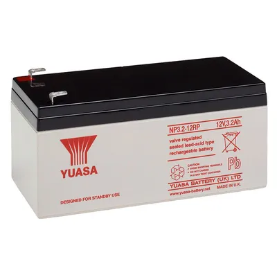 Zdjęcie produktu dla Akumulator kwasowo-ołowiowy YUASA NP3.2-12 12 V, 3200 mAh ze stykami Faston 4,8 mm