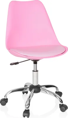 Produktbild von hjh OFFICE Home Office Bürostuhl FANCY PRO Schreibtischstuhl ohne Armlehnen Kunstleder Drehstuhl