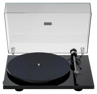 Zdjęcie produktu dla Pro-Ject E1.2, Gramofon z napędem pasowym, Automatyczny, Czarny, Tworzywo sztuczne ABS, Aluminium, 33,45 RPM