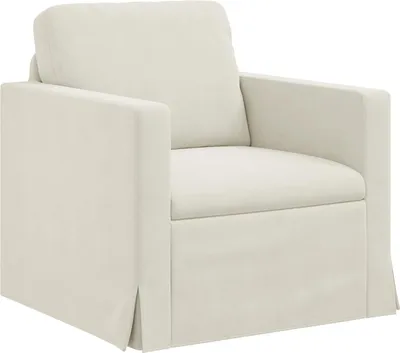 Immagine prodotto di vidaXL Divano Crema 78 x 78 x 80 cm Velluto