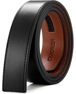 Obrázok produktu pre Pánsky kožený opasok s automatickou sponou, šírka 35 mm, čierna farba, dĺžka 100-110 cm, nastaviteľný