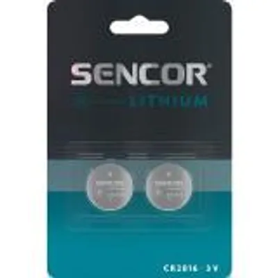 Immagine prodotto di Batteria SBA CR2016, compatibile con Li, Sencor, confezione da 2 pezzi. Consegna rapida