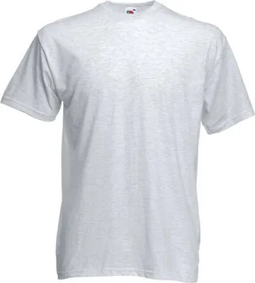 Produktbild von Fruit of the Loom - Valueweight T - Ash (Heather) - L