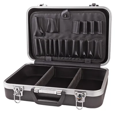 Hartschalen Werkstatt Koffer Werkzeugkoffer WK101 schwarz abschließbar Heimwerker Handwerker Elektriker Service Techniker Monteur Werkzeugtasche online günstig kaufen 910453 20836 4031765208369