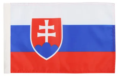 Slowakei Flagge 45x30 cm, Polyester 100D, Masttunnel