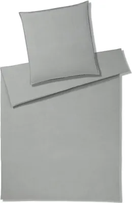 Produktbild von elegante Washed Baumwolle-Bettwäsche-Garnitur Crisp Farbe Stone Größe 200x220+2x70x90cm