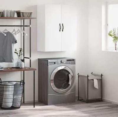 Obrázek produktu pro vidaXL Nástěnná skříňka bílá 69,5x34x90 cm Dřevěný materiál