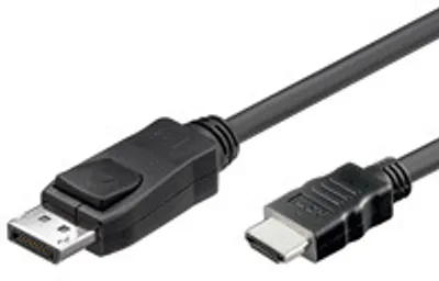 Produktbild von DeLOCK Displayport/HDMI, 1m, 1 m, Displayport, HDMI Typ A (Standard), Männlich, Männlich, Gerade