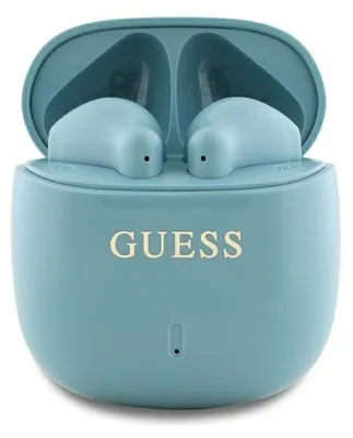 Immagine prodotto di Guess Printed Classic Logo - Cuffie Bluetooth TWS + custodia di ricarica (turchese)
