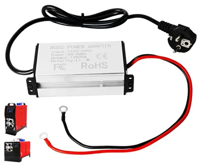 Produktbild von Spannungswandler 230V zu 12V - 200W Leistung - 16A Ausgangsstrom - Kompakte Netzteiladapter