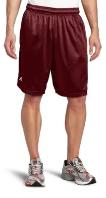 Productafbeelding van Russell Athletic heren shorts met mesh-zak, korte model, kastanjebruin, maat 3X-Large