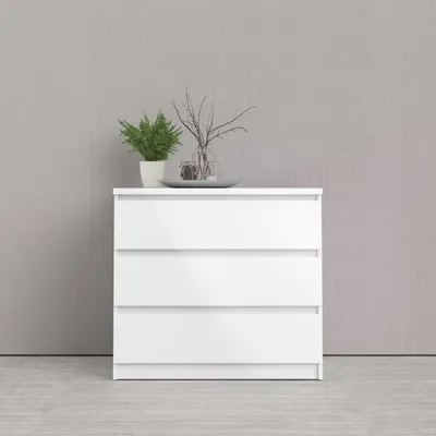 Produktbild von Kommode NAIA Anrichte Sideboard Schlafzimmer Weiß Hochglanz
