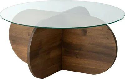 Immagine prodotto di Bagolino - Tavolino da Salotto, 75x75x35h cm Marrone Noce, Portariviste