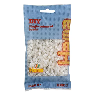 Zdjęcie produktu dla Hama Beads 207-64, Perłowy, Koralik rurkowy, 1000 szt.