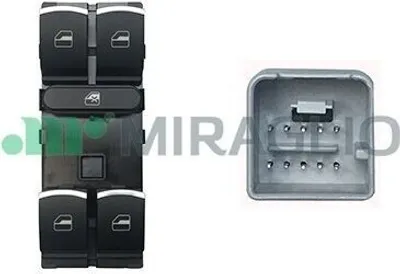 Produktbild von MIRAGLIO 121/VKB76007 Fensterheberschalter für VW GOLF VI (5K1) Vorne Links Fensterheber Schalter