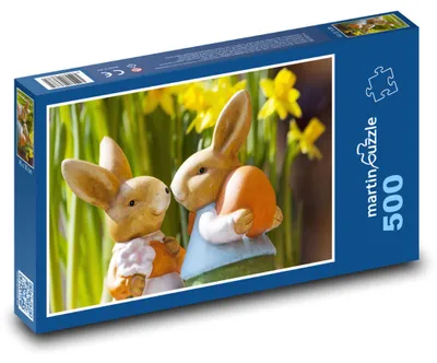 Obrázok produktu pre martinpuzzle - Puzzle 500 - Velkonocné zajaciky