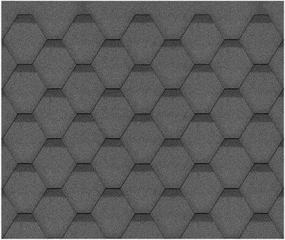 Produktbild von Bitumen-Dachschindeln-Set - Wetterbeständiges Material - 3 m² pro Packung - Schwarz