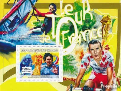 Produktbild von Briefmarken Guinea 2007 Mi Block 1145 (kompl. Ausgabe) postfrisch Radfahren
