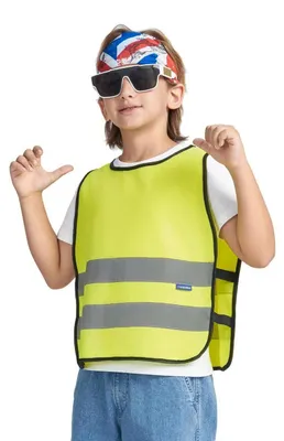 Immagine prodotto di Gilet di sicurezza giallo per bambini, taglia 10-14 anni