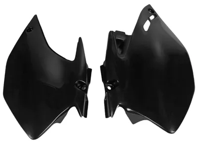 Image de Carénage latéral UFO PLAST en deux parties pour Yamaha WR F 250 / 450 cm³, années 2007 à 2014, couleur : noir