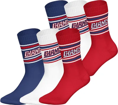 Produktbild von Huddle Uni Freizeitsocken NY Giants Crew 6-Pack wht-red-dbl - Größe 43-46