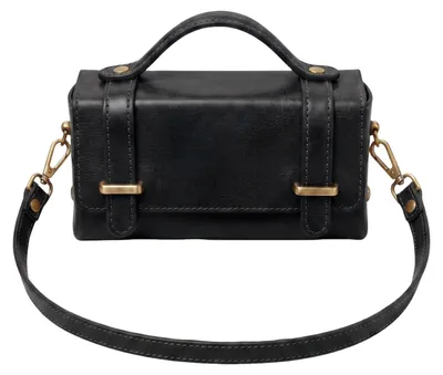 Produktbild von Borsa a tracolla da donna Italy Modello Novara Plus 100% pelle Camel-Tan UNICA 21x15x5 cm 5615-Cognac