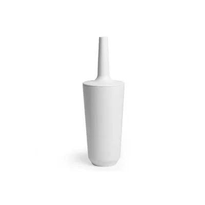Immagine prodotto di Umbra Corsa Toilettenbürste, Toiletten Bürste, WC Büstenhalter, Badzubehör, Keramik, Weiß, 36 cm, 1004478-660